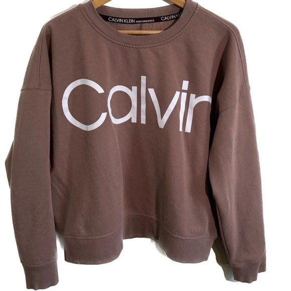 Calvin Klein Performance Crew Neck Pullover Sweatshirt - Picture 4 of 11